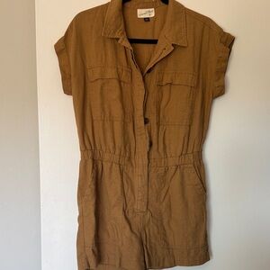 Universal Thread Tan/Brown Shorts Romper
